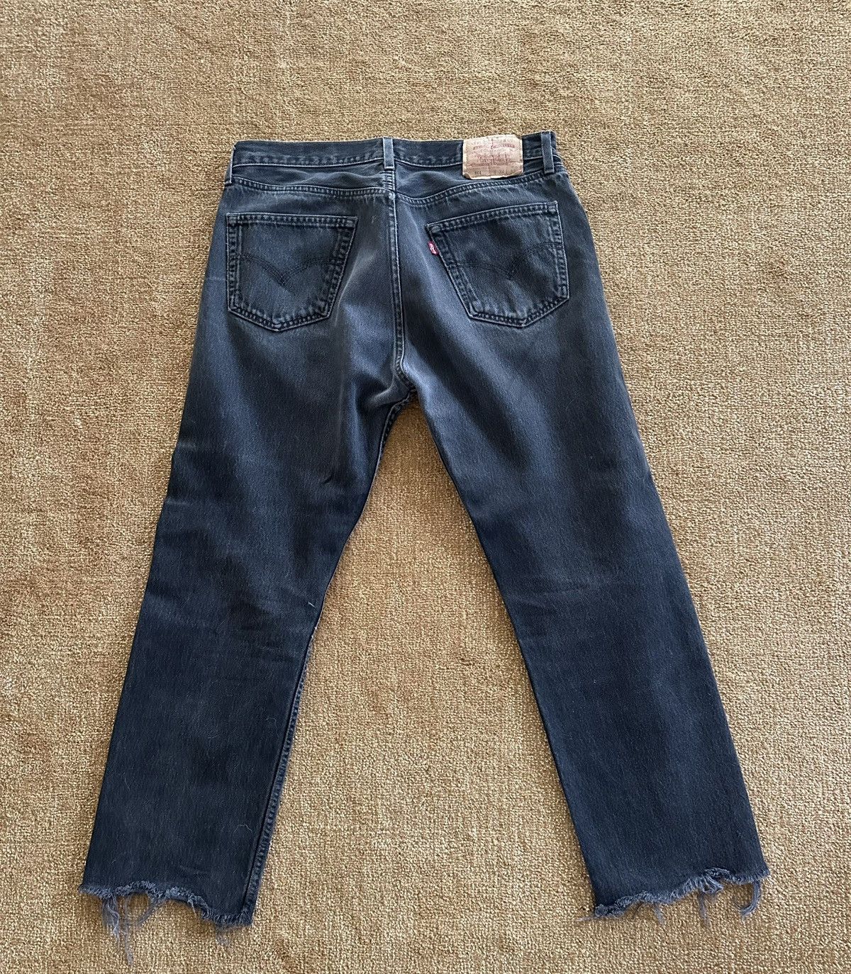 Levi's Vintage Clothing Vintage Levis 501 34x32 raw hem — Stunning Vintage Pair Size US 34 / EU 50 - 2 Thumbnail