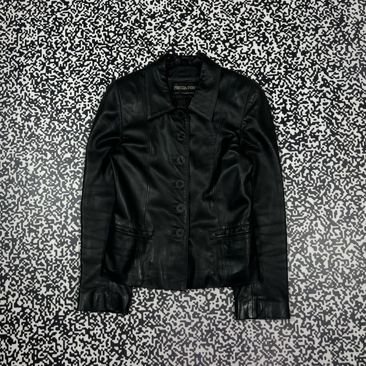 Japanese Brand Vintage Y2K Japanese Leather Jacket Blazer Opium Rick Style Size S / US 4 / IT 40 - 3 Thumbnail