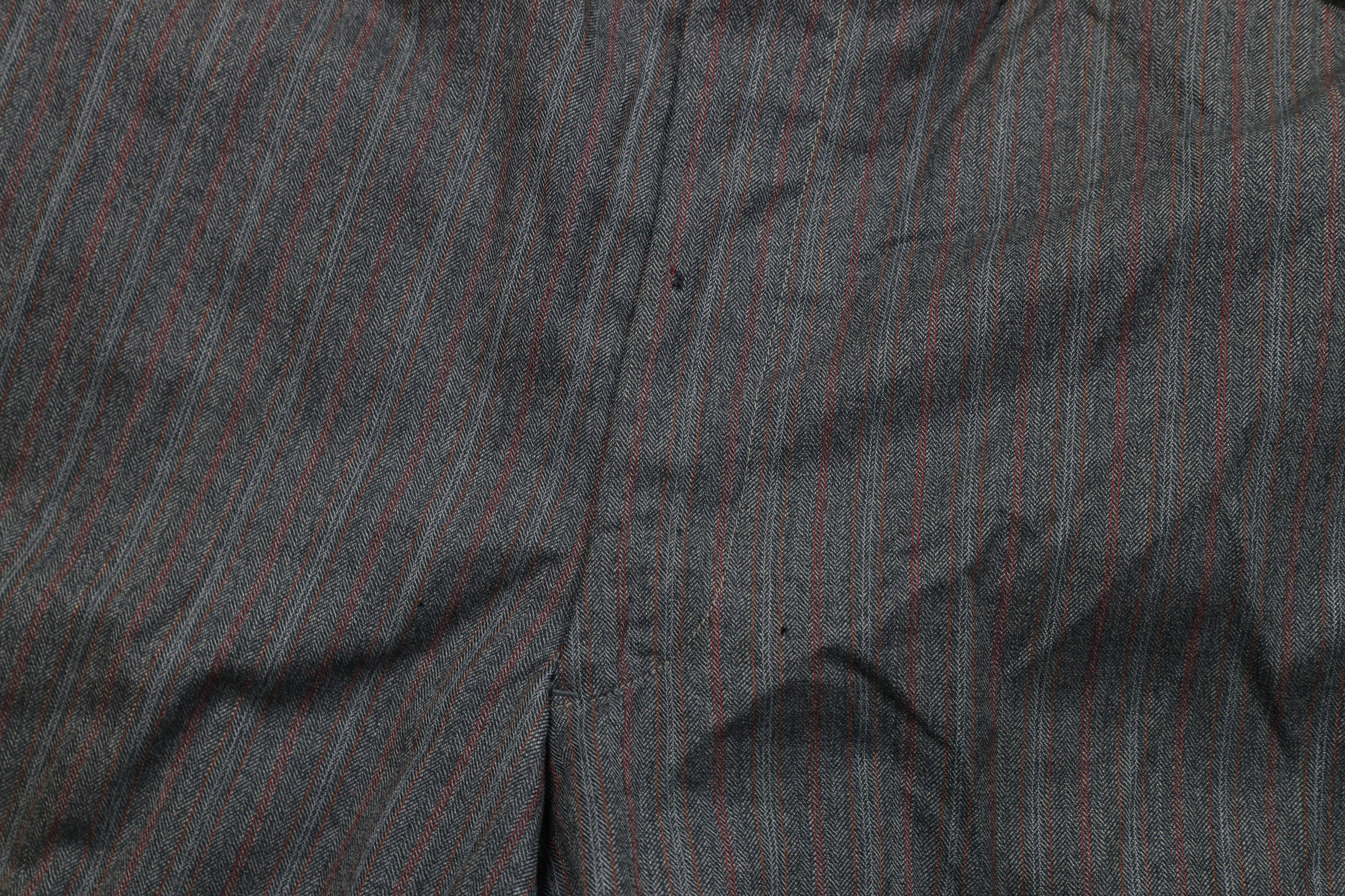 Vintage Vintage 60s Streetwear Wool Striped Wide Leg Chino Pants USA Size US 42 / EU 58 - 6 Thumbnail