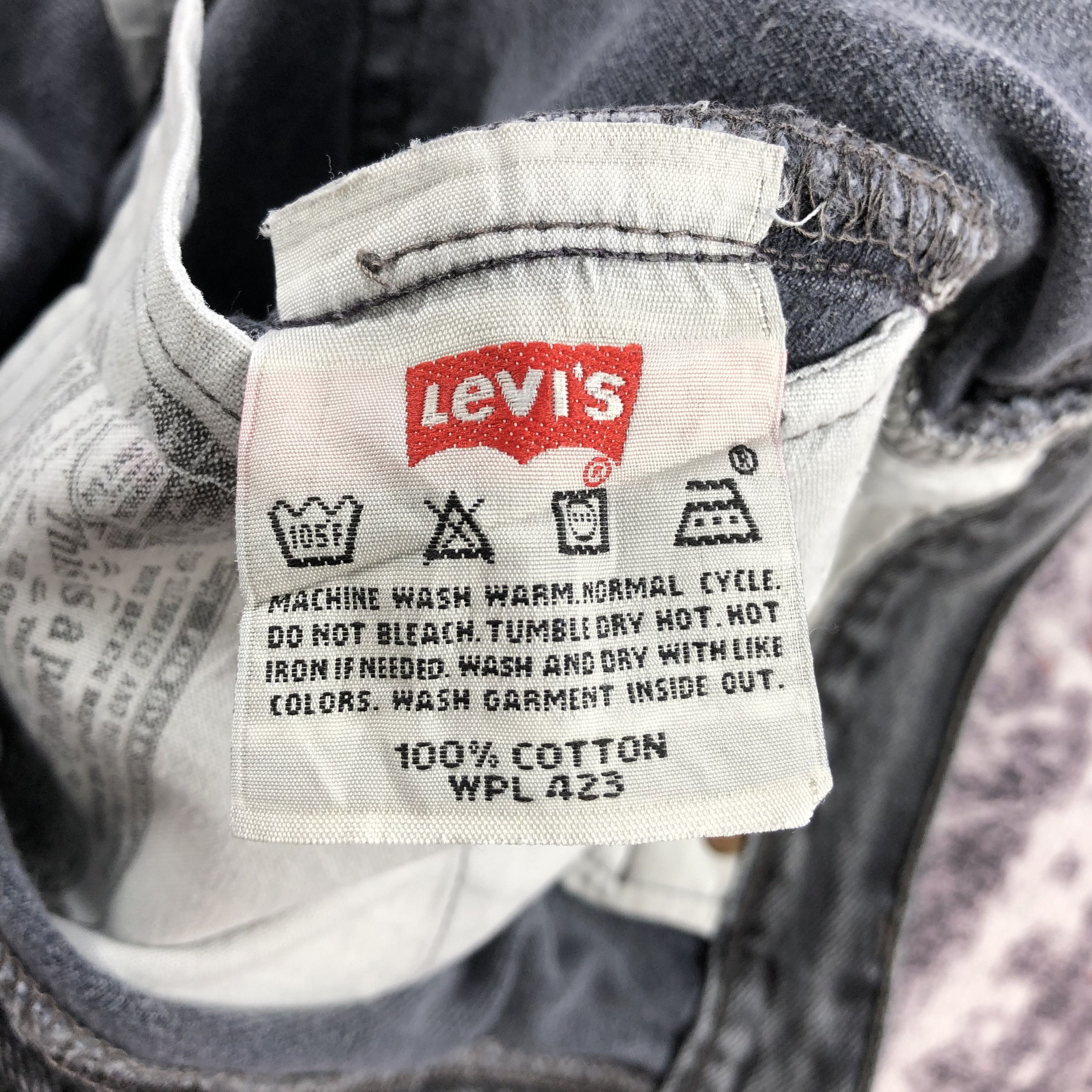 Levi's × Vintage 90s Vintage Levis 501 Painter Jeans-JM2314 Size US 37 - 18 Thumbnail