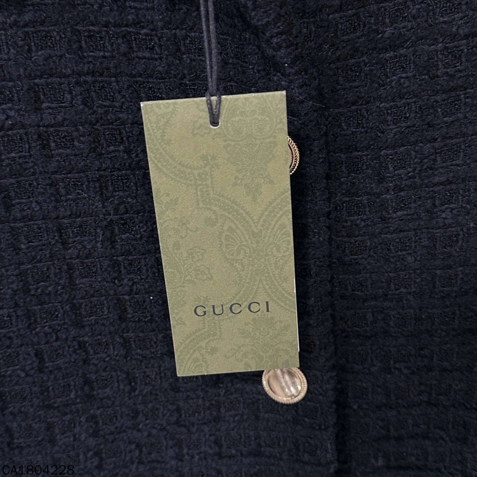 Gucci GUCCI ivory tweed crewneck jacket women's 40 Size M / US 6-8 / IT 42-44 - 5 Thumbnail