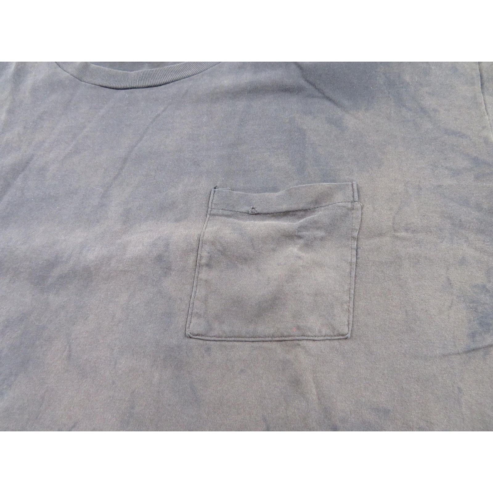 Basic Editions Distressed Pocket T-Shirt, Basic Editions Black Sz 3XL 1990s Size US XXL / EU 58 / 5 - 4 Thumbnail