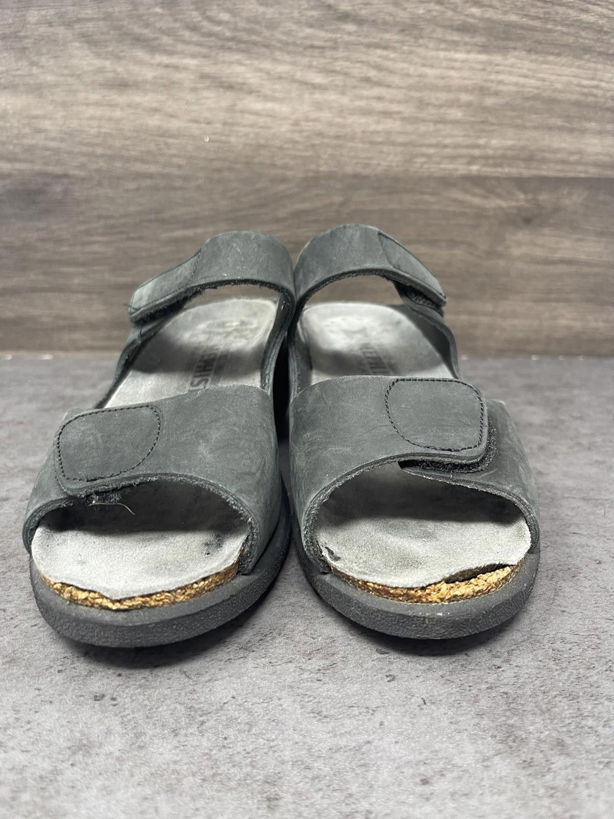 Mephisto Mephisto Sandals Womens Size 6 (36) Black Leather Size US 6 / IT 36 - 4 Thumbnail