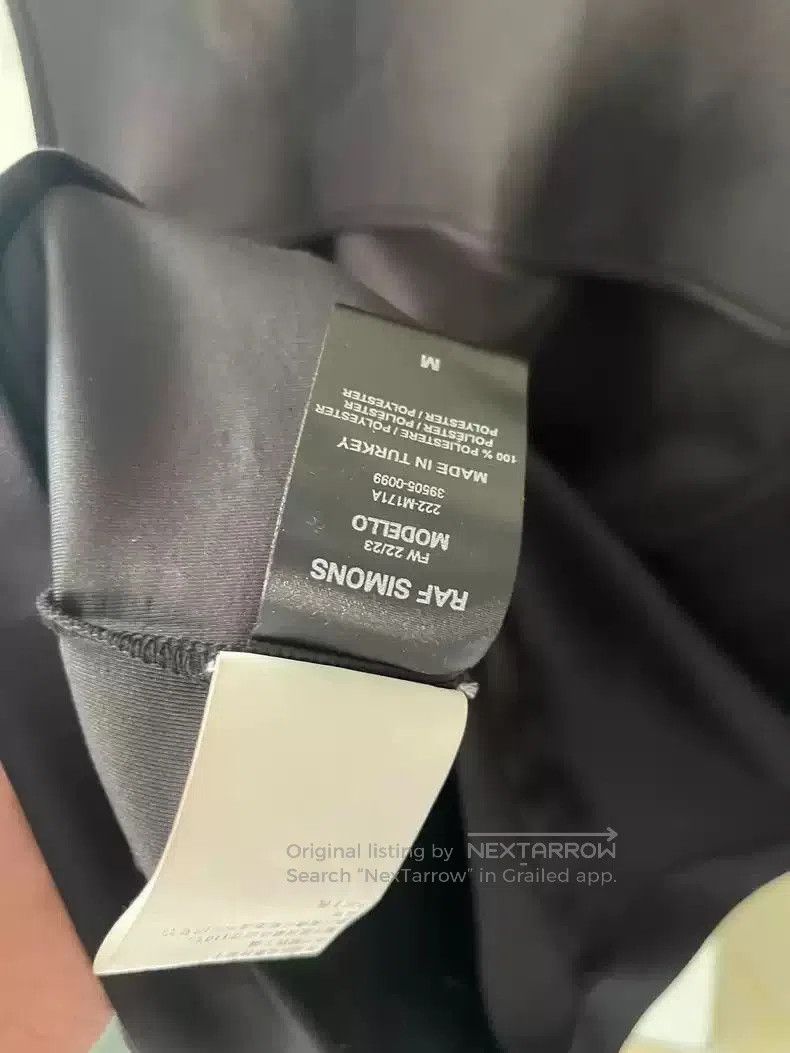 Raf Simons Raf Simons 22fw navy zipper jacket. Size US M / EU 48-50 / 2 - 5 Thumbnail