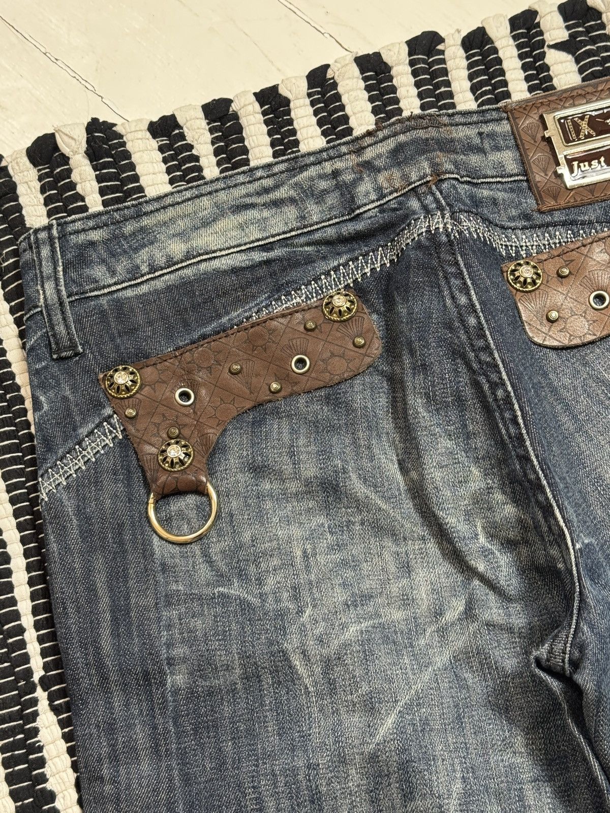 Just Cavalli VINTAGE JUST CAVALLI 2000s DENIM PANTS Size 29" - 5 Thumbnail