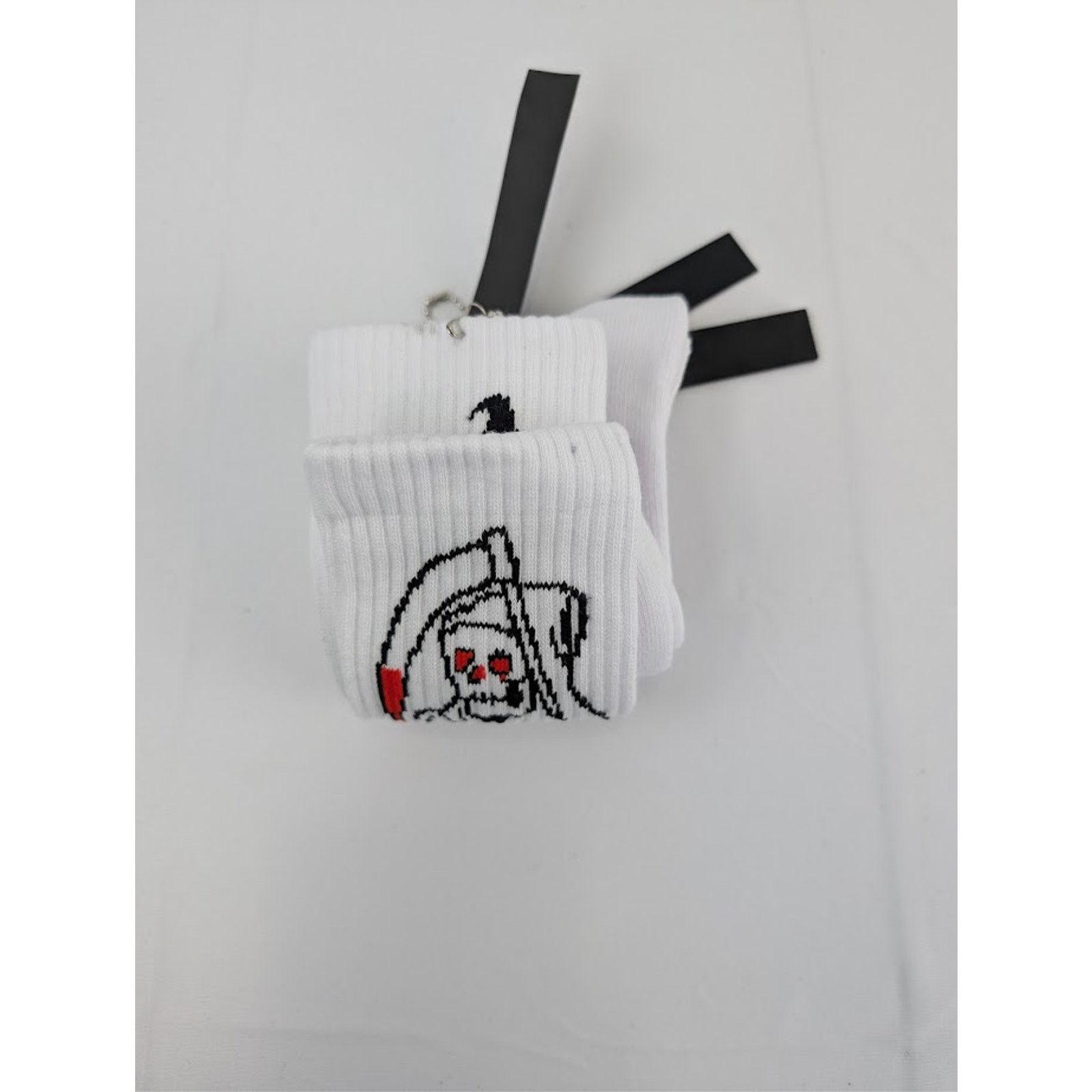 Amiri × Wes Lang o1rshd1 Q:2 / Size: 41-42 / Reaper Blood Socks in White Size ONE SIZE - 9 Thumbnail