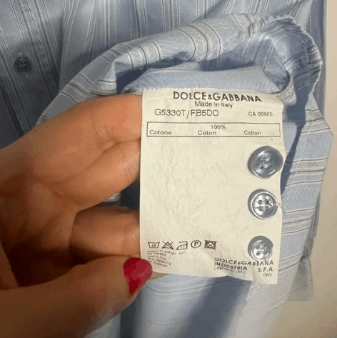 Dolce & Gabbana Dolce & Gabbana | Striped Button Up Size US L / EU 52-54 / 3 - 5 Thumbnail