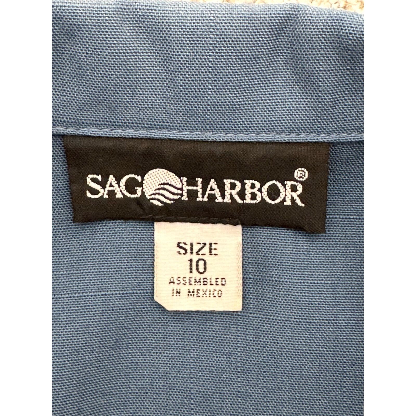Vintage VINTAGE Sag Harbor Blazer Size 10 Blue 90s Y2K Patch Pockets Business Womens Size L / US 10 / IT 46 - 5 Thumbnail