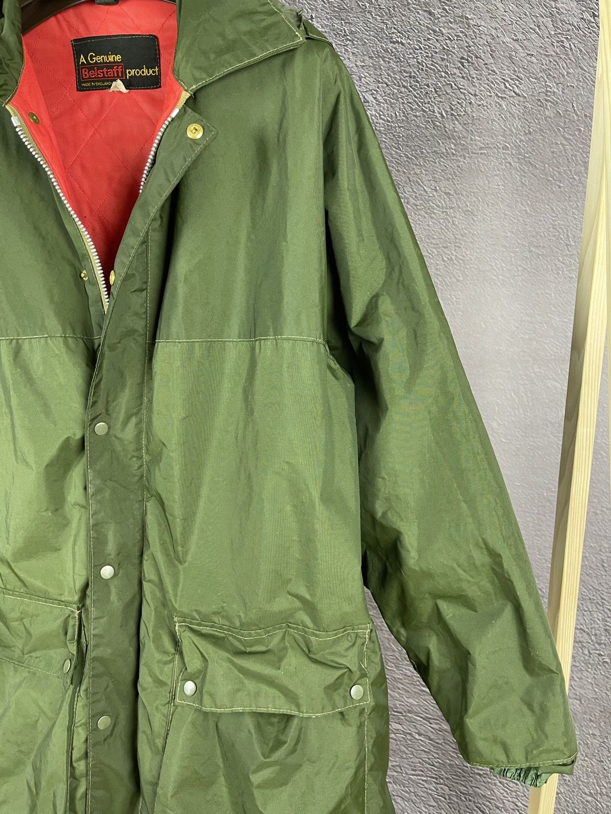 Belstaff Belstaff vintage 60s 70s rare nylon green jacket windbreaker Size US XL / EU 56 / 4 - 6 Thumbnail