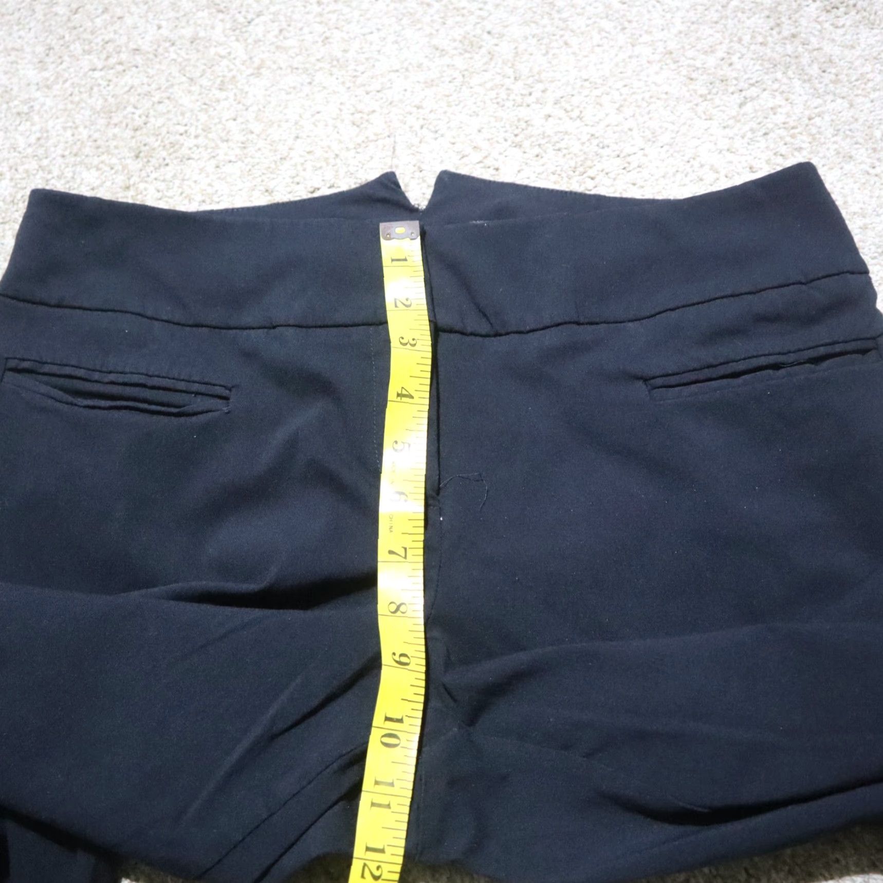 Vintage Lane Bryant Dress Pants Wide-Leg Pants Black Rayon Spandex Women's Size 2 Size 26" / US 2 / IT 38 - 5 Thumbnail