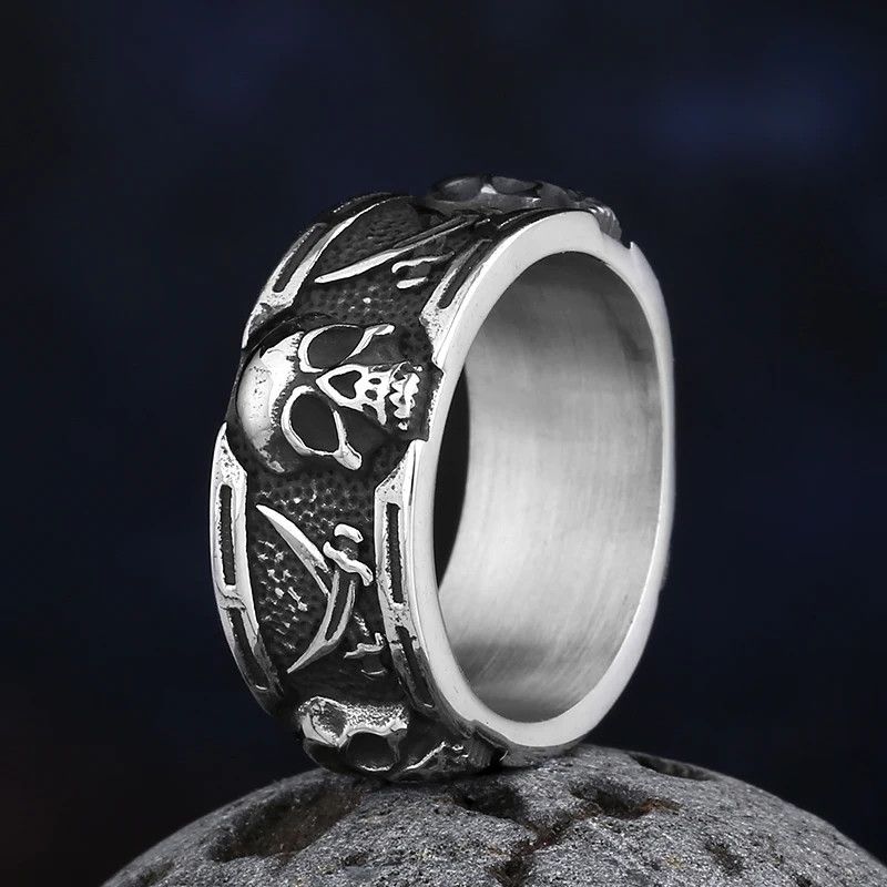 Japanese Brand × Jewelry × Vintage Two Skull Ring Size ONE SIZE - 3 Thumbnail