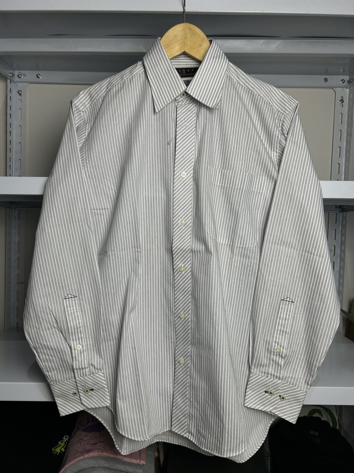 Kansai Yamamoto Vintage Sissy Kansai yamamoto striped button up shirt Size US M / EU 48-50 / 2 - 1 Thumbnail