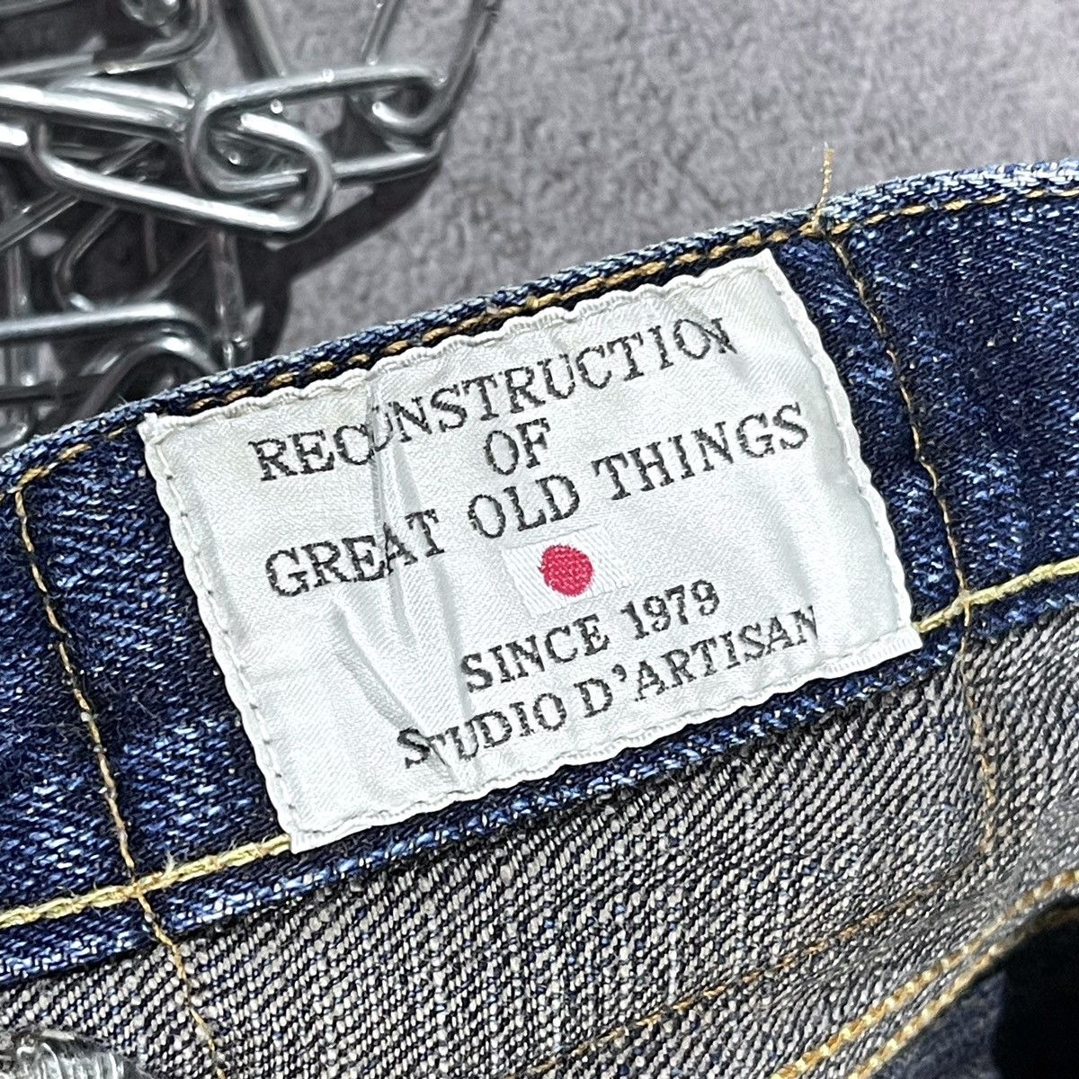 Studio D'Artisan STUDIO D'ARTISAN Selvedge Charcoal Jeans Made in Japan 31 Size US 31 - 8 Thumbnail