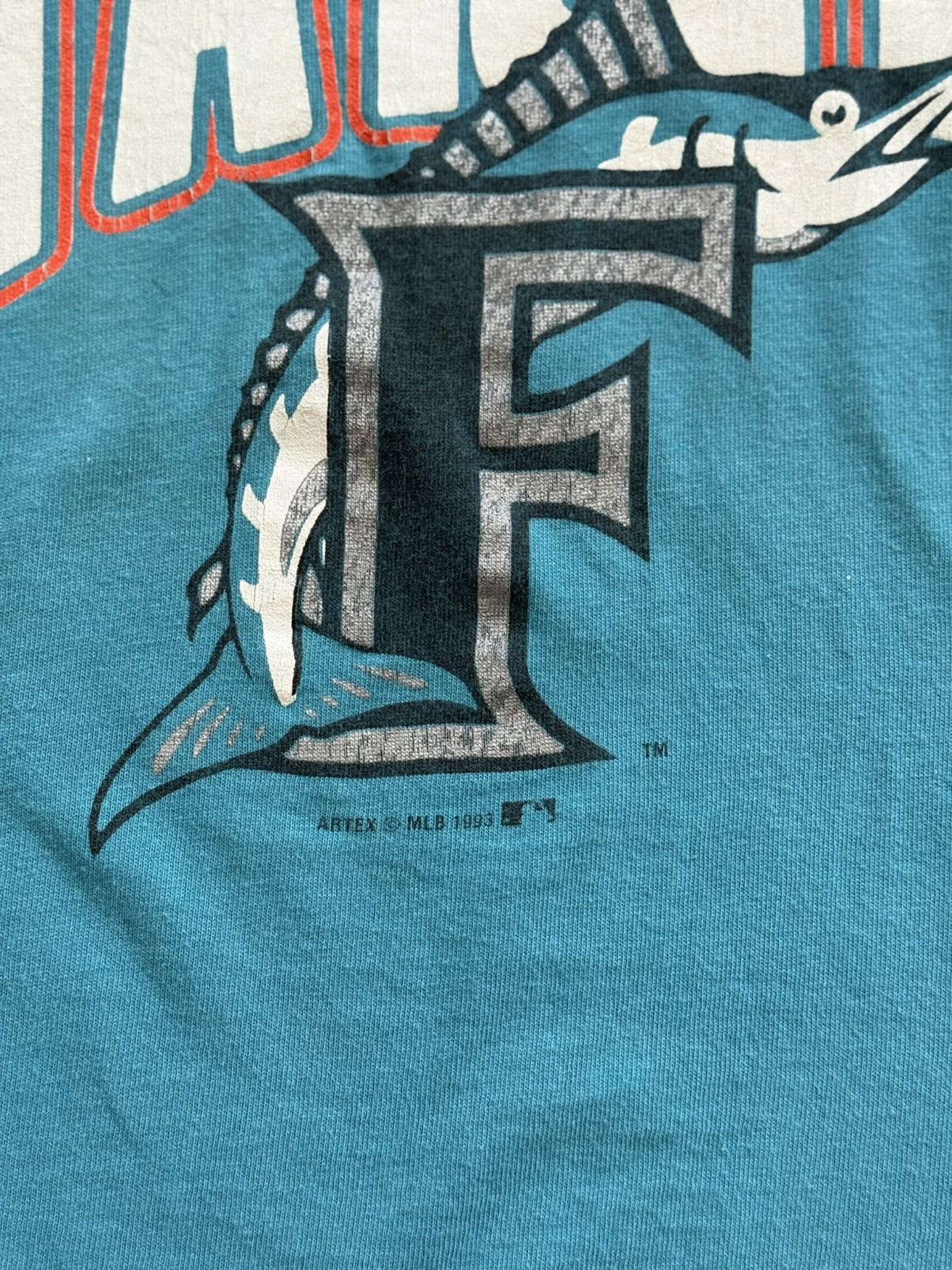 MLB Vintage ‘93 Florida Marlins MLB Shirt Size US XL / EU 56 / 4 - 3 Thumbnail