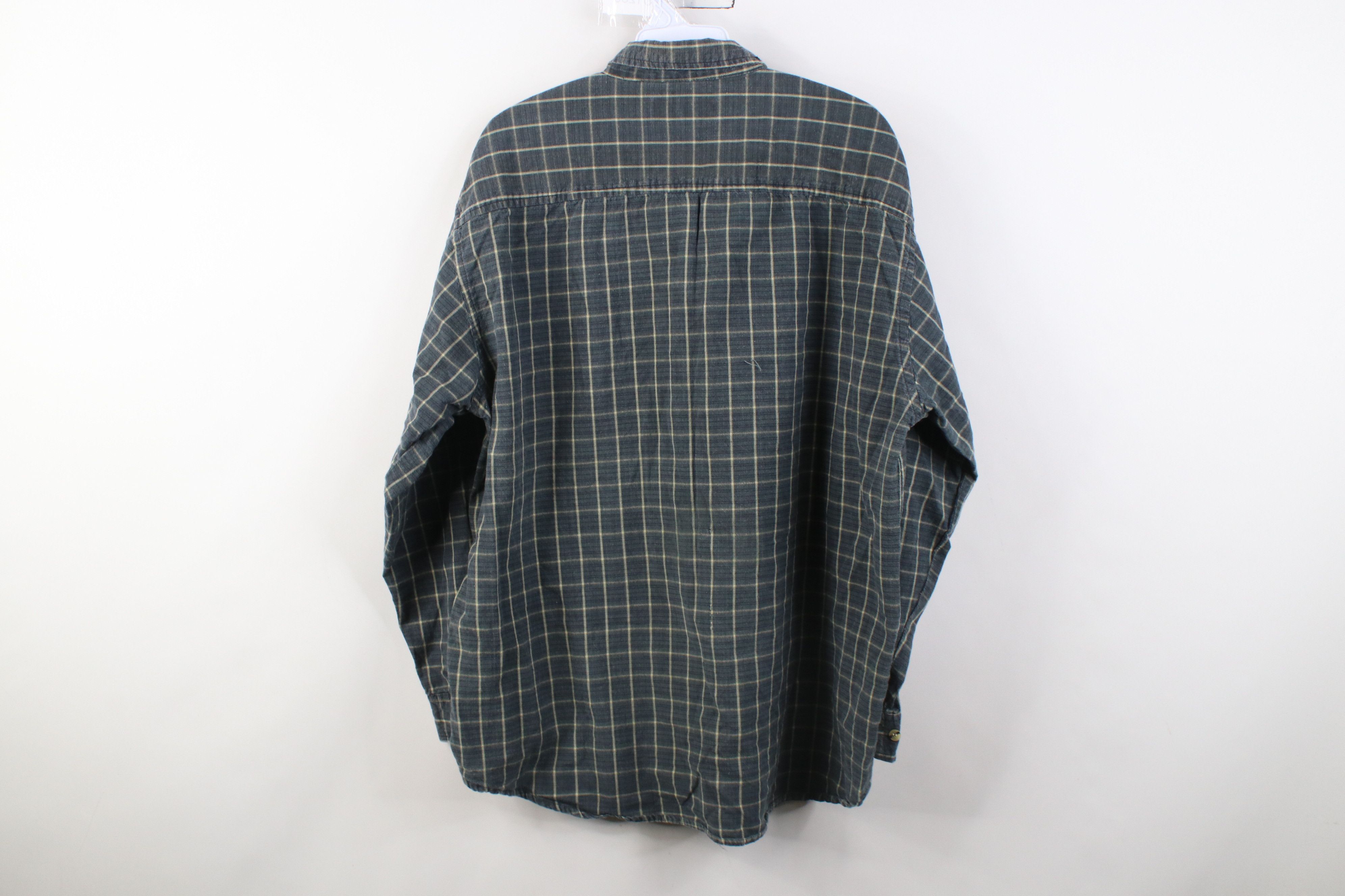 Vintage Vintage 90s Streetwear Collared Button Down Shirt Plaid Size US XL / EU 56 / 4 - 11 Thumbnail