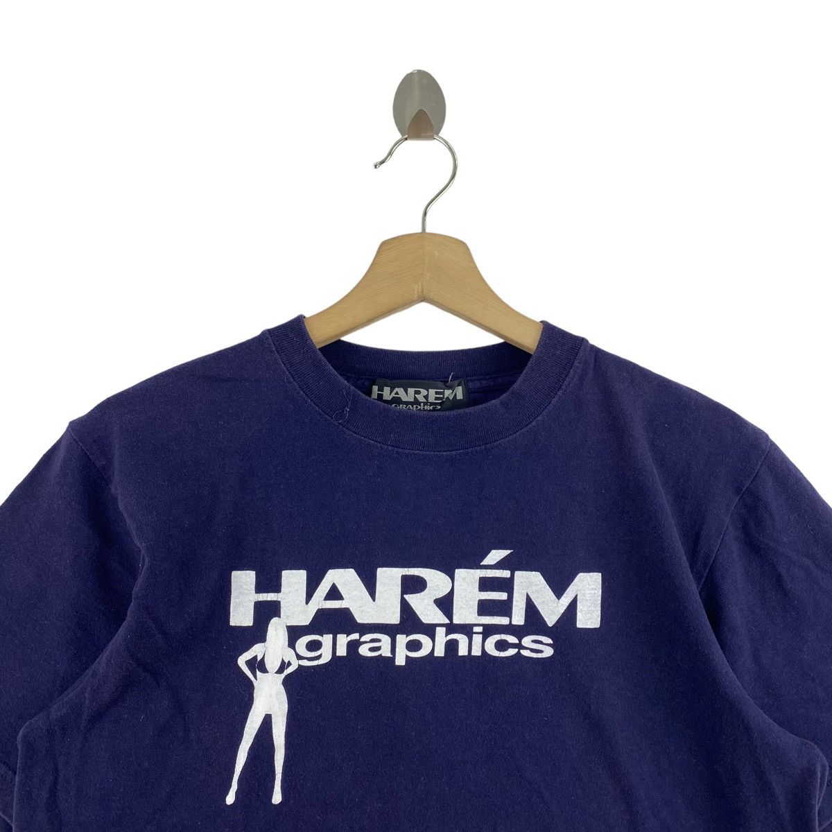 Japanese Brand HAREM GRAPHICS Print By Takashiyama Japanese Designer Navy Size US M / EU 48-50 / 2 - 2 Thumbnail