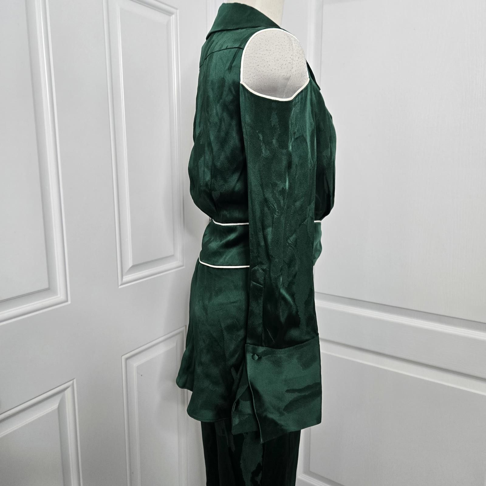 Hennessy Hellessy Printed Blouse Pants Set Size ONE SIZE - 7 Thumbnail