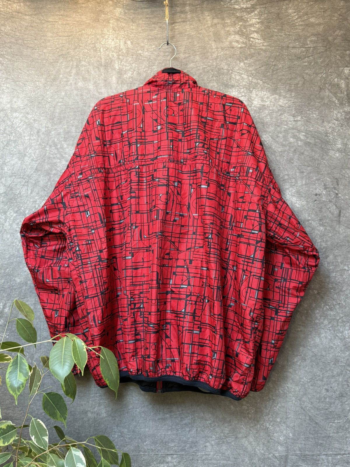 Nike × Vintage Vintage 00's Nike Swoosh Windbreakers Jacket Size US XL / EU 56 / 4 - 2 Thumbnail