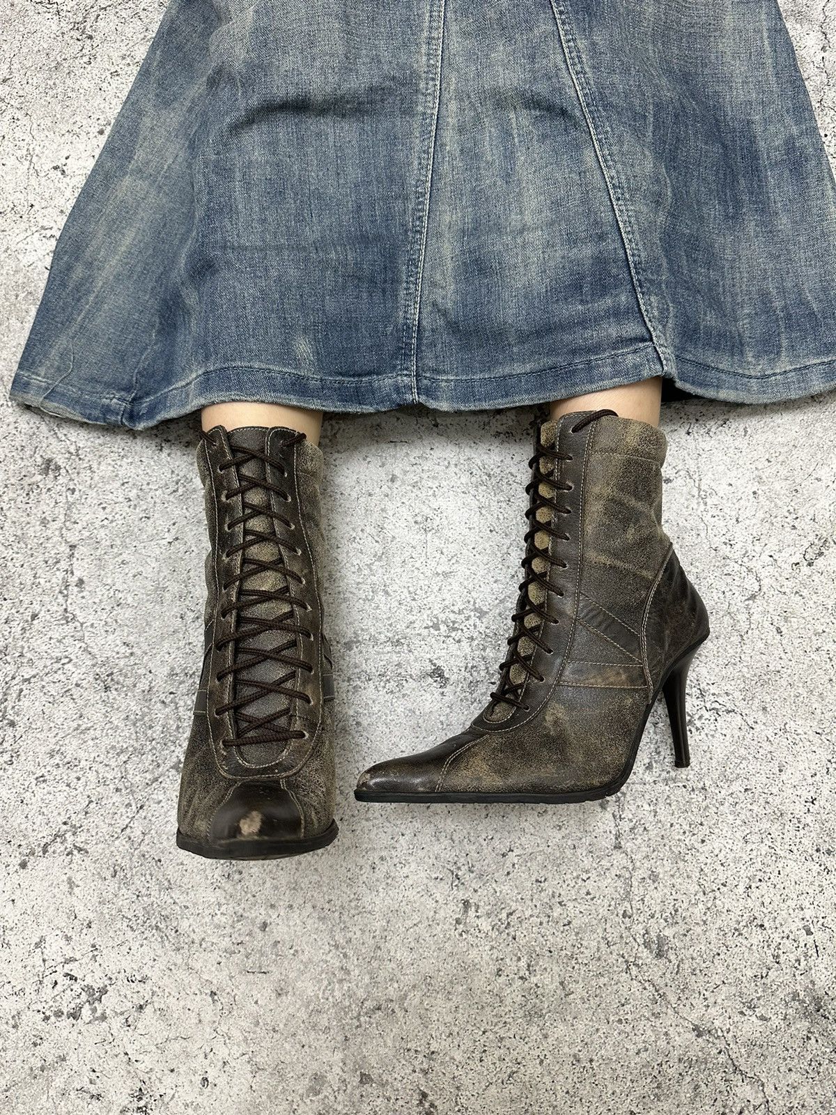 Other Ankle boots Faded Balenciaga Style Size US 8 / IT 38 - 5 Thumbnail
