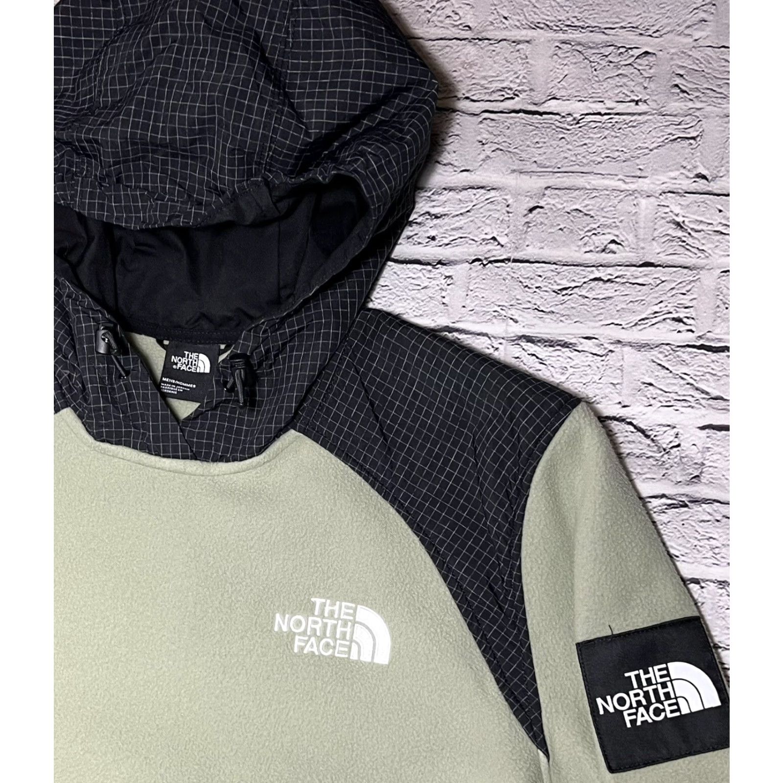 The North Face VINTAGE The North Face Hoodie Mens S Tea Green Pullover Sweatshirt Microfleece 90s? Size US S / EU 44-46 / 1 - 5 Thumbnail
