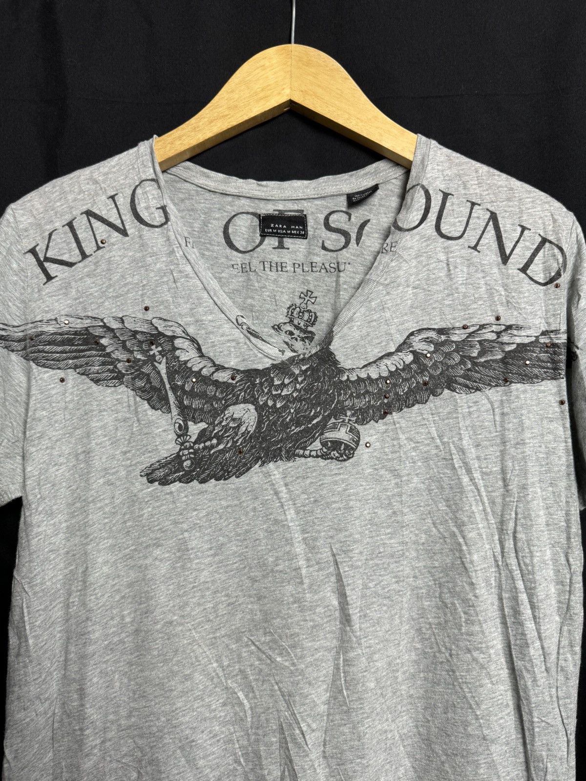 Hysteric Glamour × If Six Was Nine × Japanese Brand Eagle King Of Sound Zara Man tees Size US M / EU 48-50 / 2 - 2 Thumbnail