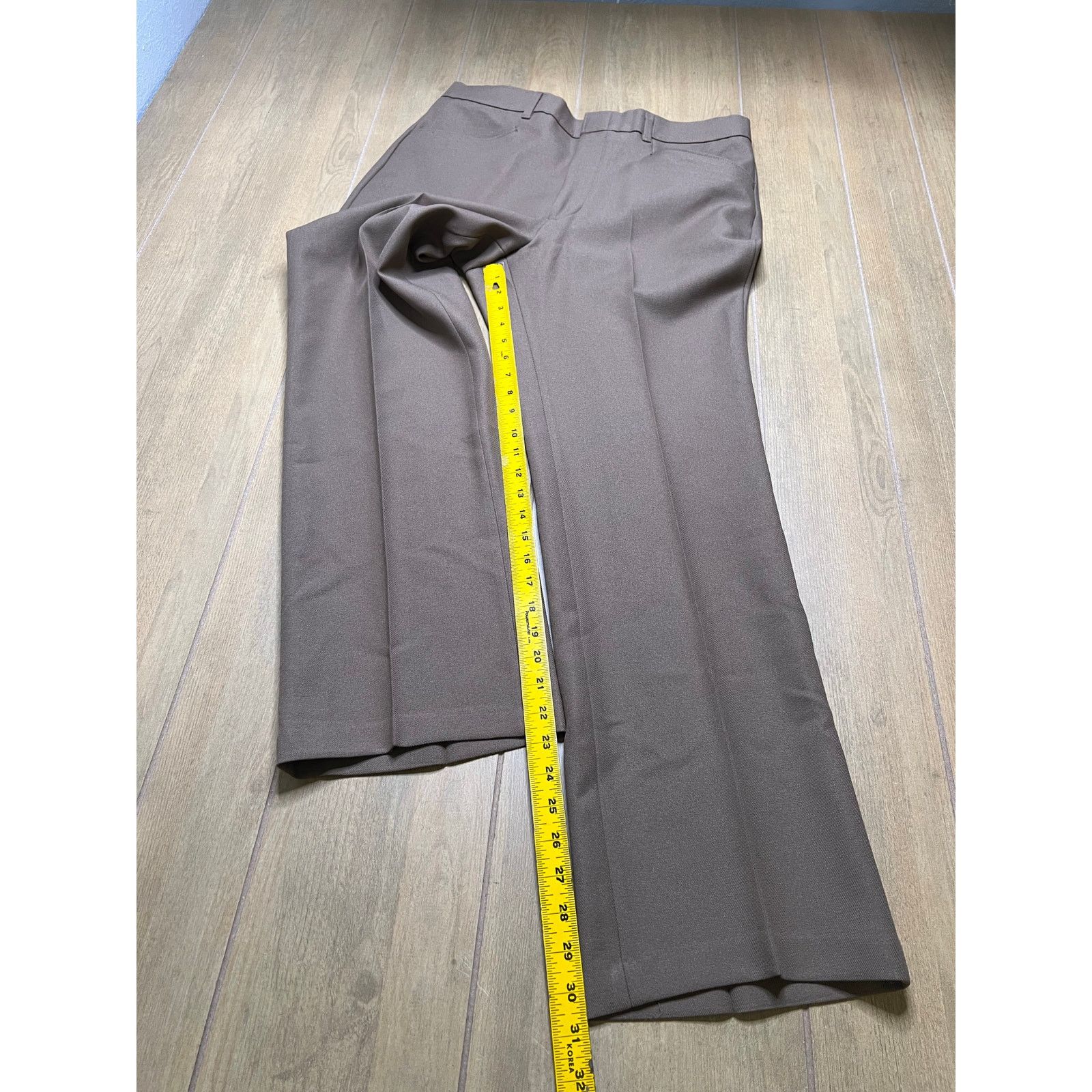 Levi's Vintage 80s Levi’s Action Slacks Brown Dress Pants Talon 34 Size US 34 / EU 50 - 8 Thumbnail