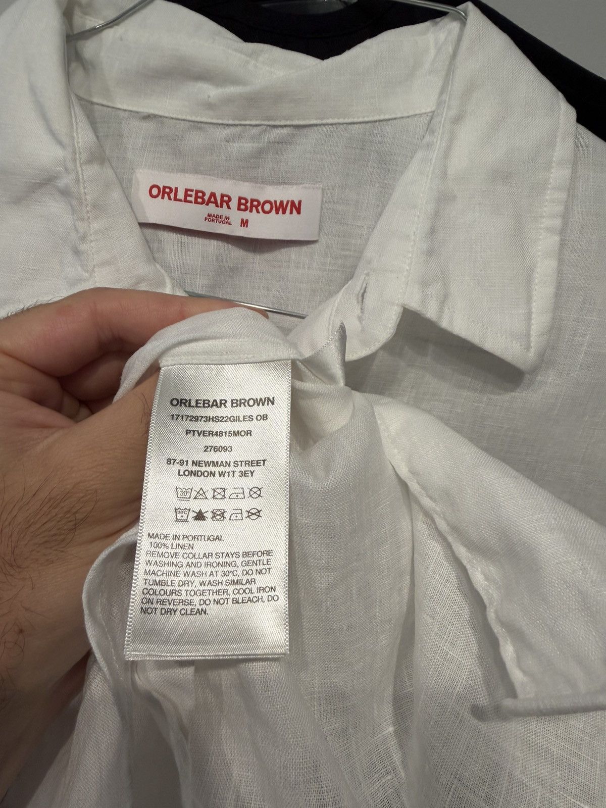 Orlebar Brown Orlebar Brown White Linen Shirt Size US M / EU 48-50 / 2 - 6 Thumbnail