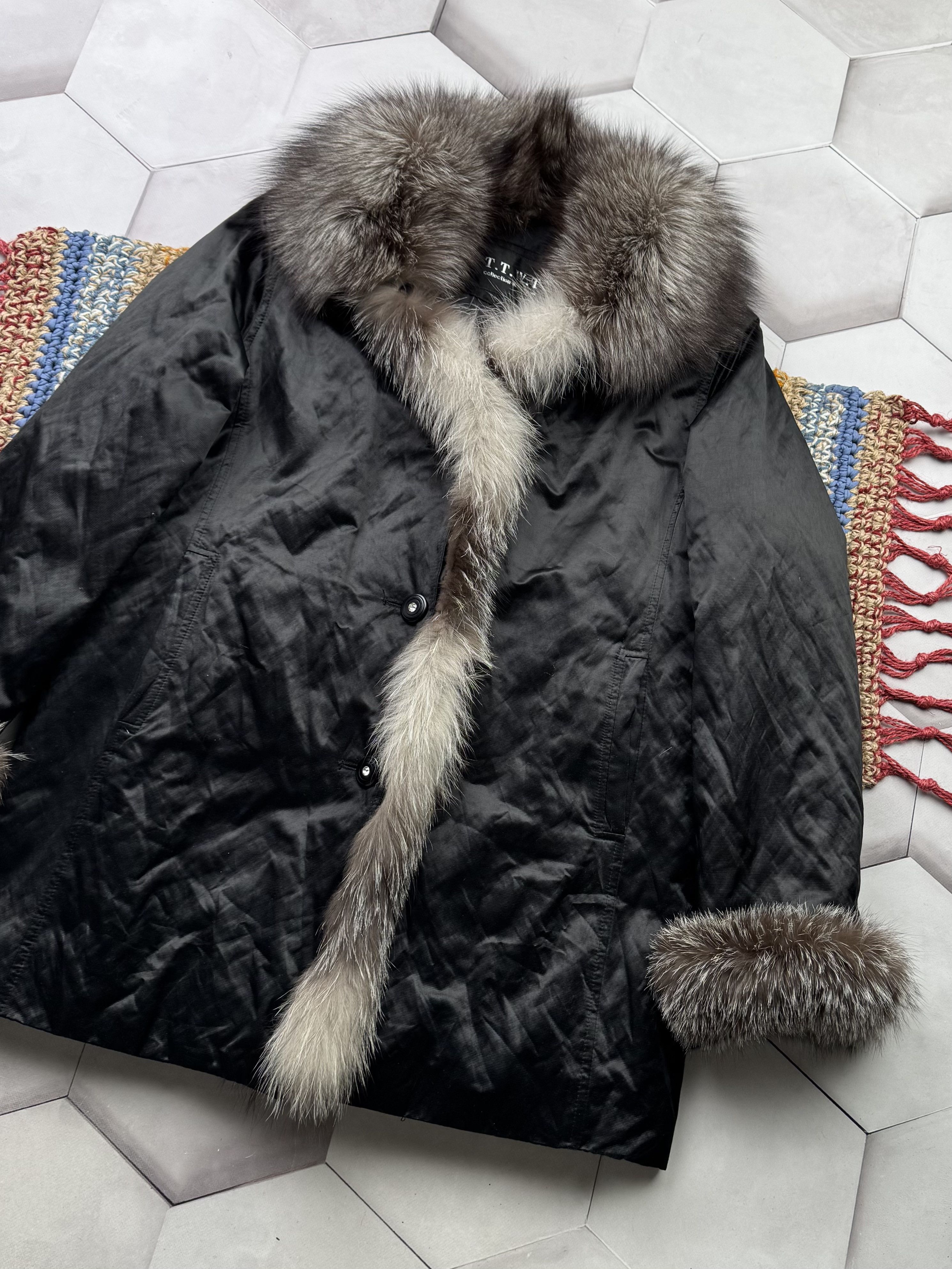 Japanese Brand Vintage Jacket With Real Fur Details (E4) Size L / US 10 / IT 46 - 3 Thumbnail