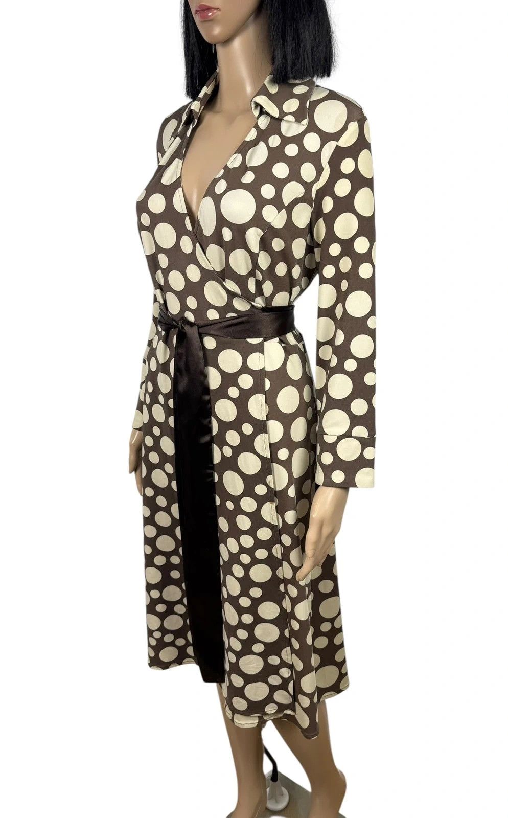 Diane von Furstenberg Diane Von Furstenberg Silk Warp Dress Polka Dot size 6 Size M / US 6-8 / IT 42-44 - 5 Thumbnail