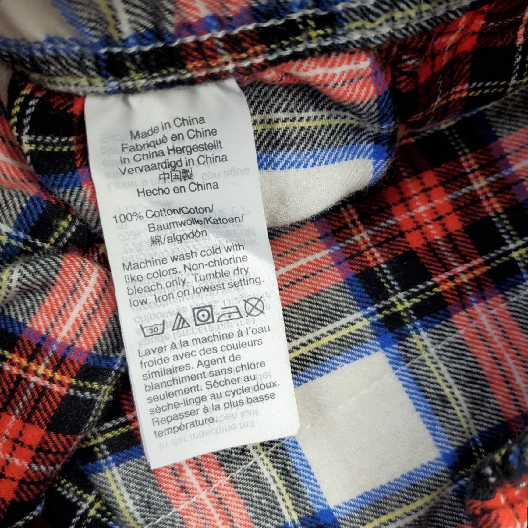 J.Crew J.CREW Mens Size L Multicolor Plaid Flannel Trouser Pants Elastic Waist Drawstring - 100% Cotton, Pleated, Breathable, Pockets, Regular Fit Size US 33 - 7 Thumbnail