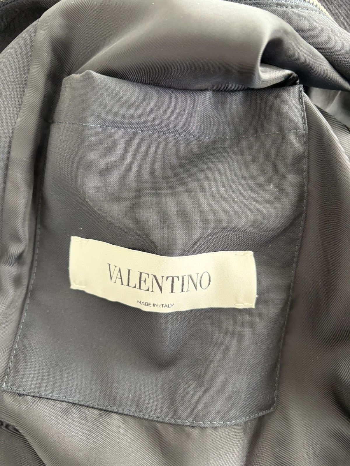 Valentino Valentino Track Jacket Navy Blue Red Stripe Size US M / EU 48-50 / 2 - 3 Thumbnail