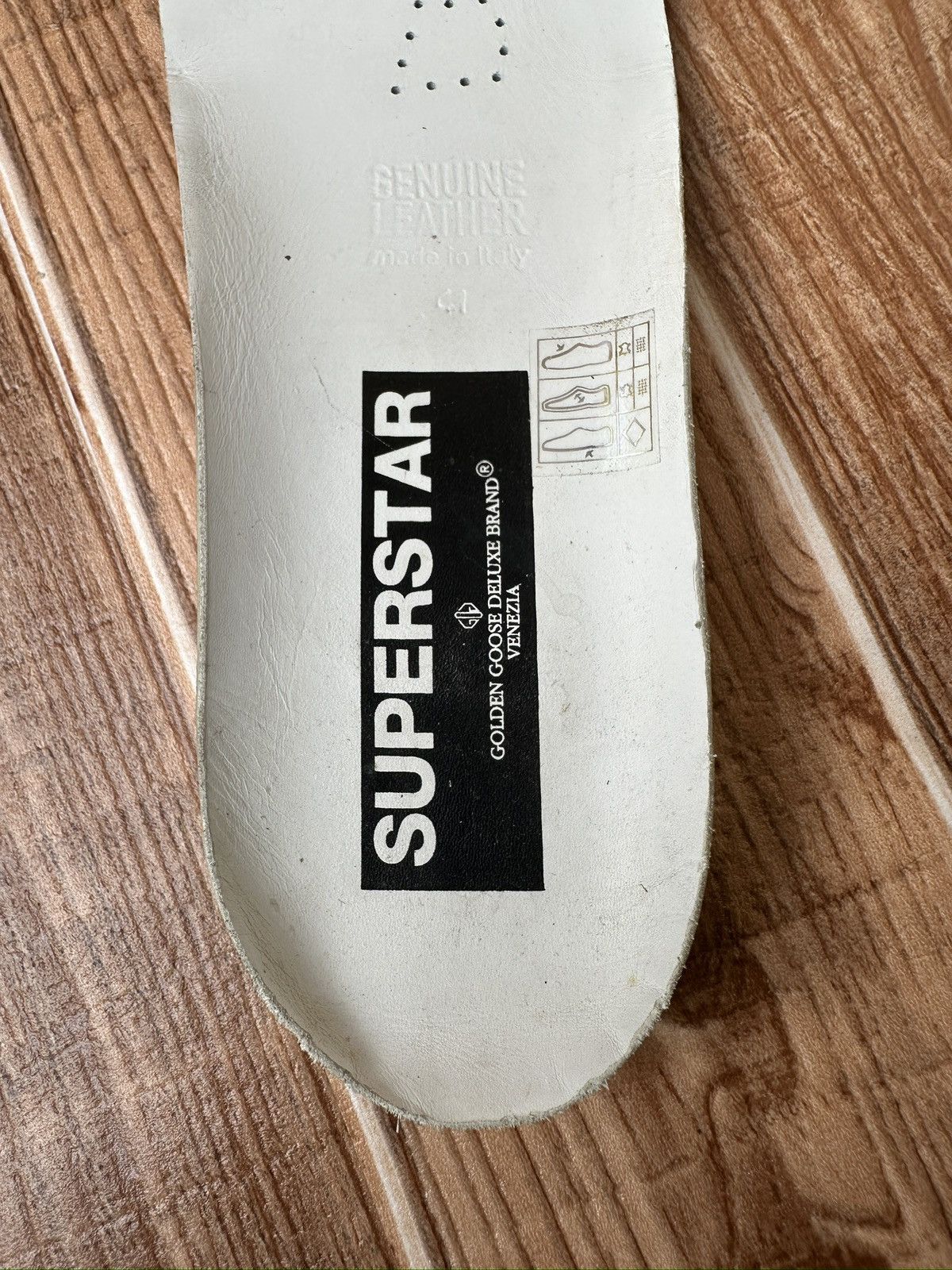 Golden Goose Golden Goose Superstar Gold Star Lowtop Sneakers Size US 8 / EU 41 - 21 Thumbnail