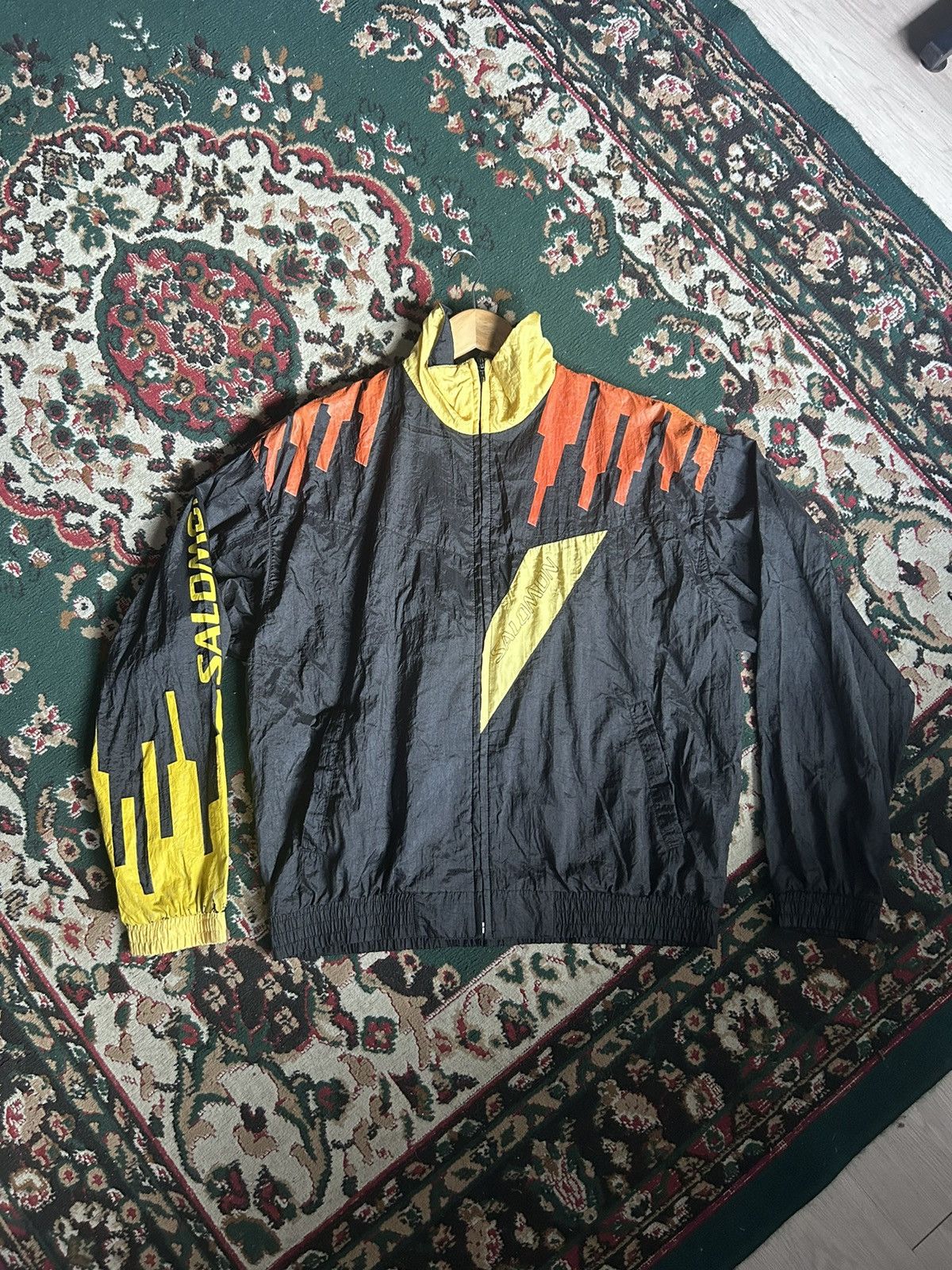 Vintage VINTAGE SALOMON TRACK JACKET RUNNING MADE IN KOREA Size US L / EU 52-54 / 3 - 1 Thumbnail