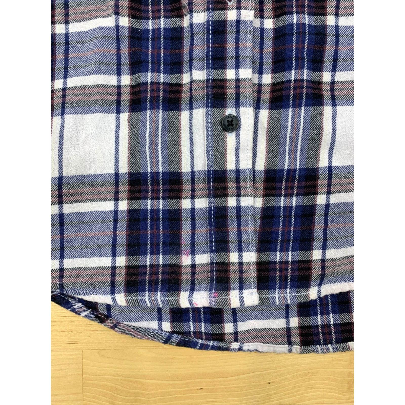 Vans Vans Mens Button-Up Shirt M Plaid Multicolor Off The Wall Casual Travel Workwear 90s Outdoor All Seasons Pockets Long Sleeve Button-Down Collared Size US M / EU 48-50 / 2 - 6 Thumbnail