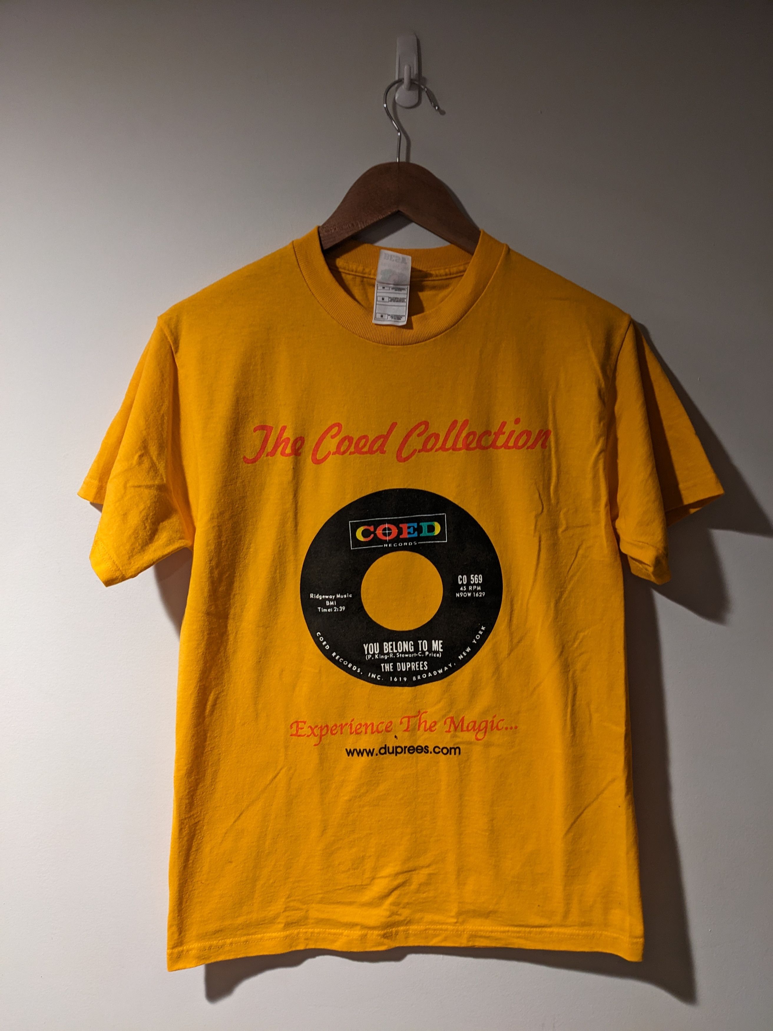 Band Tees × Vintage Vintage The Coed Collection The Duprees You Belong T-Shirt Size US M / EU 48-50 / 2 - 1 Thumbnail