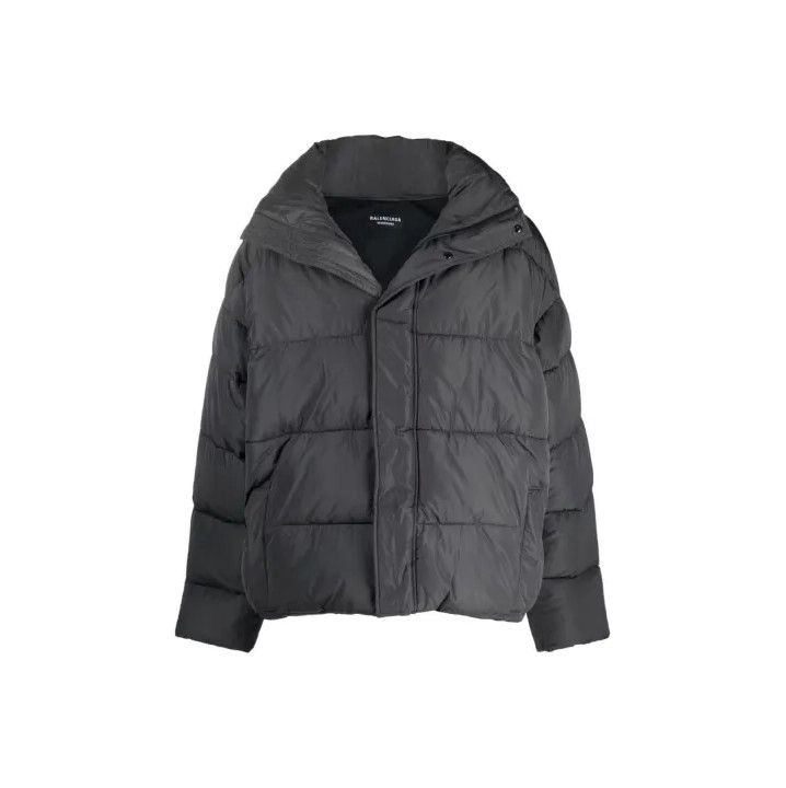 Balenciaga Balenciaga Grey Logo Embroidered Jacket Size US L / EU 52-54 / 3 - 1 Thumbnail