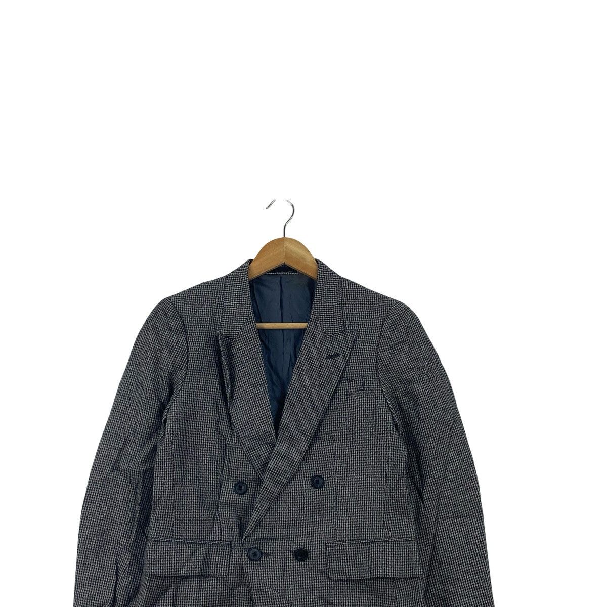 Burberry Vintage BURBERRYS HOUNDSTOOTH DOUBLE Breasted Tailored Size S / US 4 / IT 40 - 2 Thumbnail