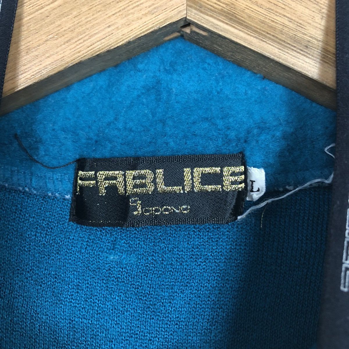Japanese Brand × Vintage 📌Vintage Half Zipper Fleece Jacket Fablice Issey Miyake Size US L / EU 52-54 / 3 - 15 Thumbnail