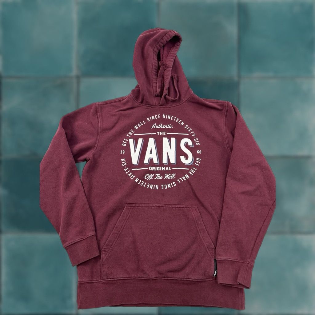 Vans Vans Hoodie Sweatshirt Mens Small Red Big Logo Long Sleeve Pullover Size US S / EU 44-46 / 1 - 1 Thumbnail