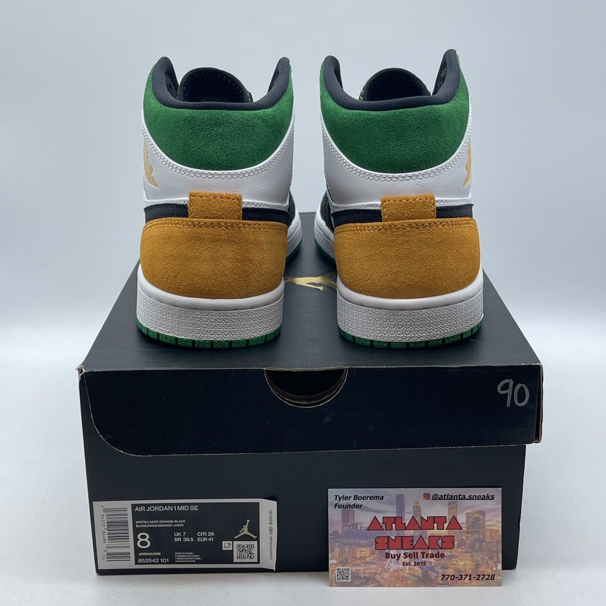 Nike Air Jordan 1 mid SE Oakland Size US 8 / EU 41 - 3 Thumbnail