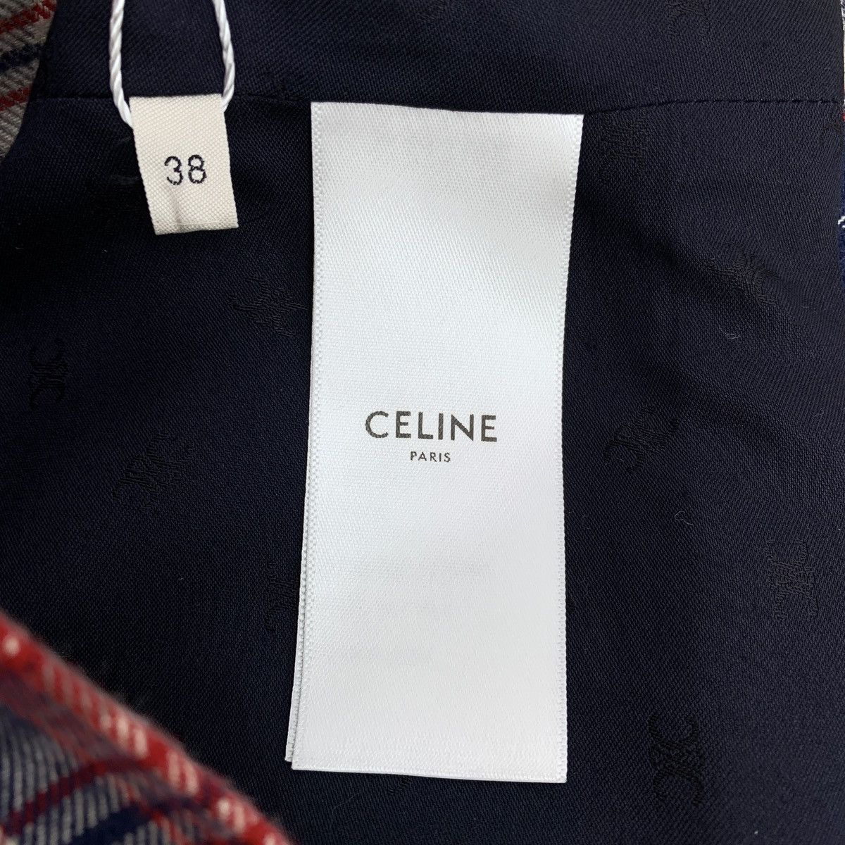 Celine Celine Colorblocked Checkered Cotton Sleeveless Vest Size S / US 4 / IT 40 - 6 Thumbnail