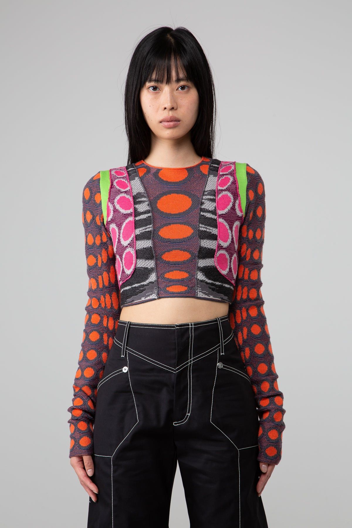 $1000 Ambush Knit Jacquard Top