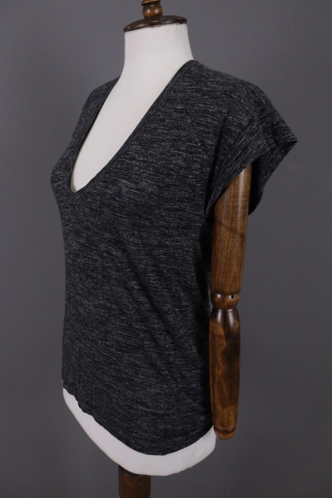 Isabel Marant Etoile Isabel Etoile Marant Gray Wool Linen Top T-Shirt Size 36 Size M / US 6-8 / IT 42-44 - 6 Thumbnail