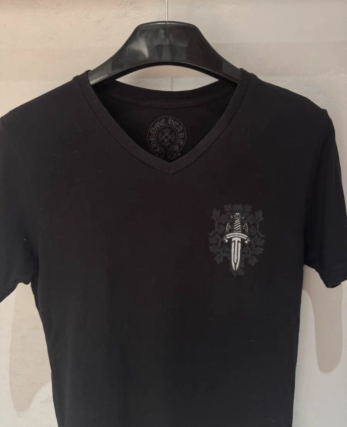 Chrome Hearts Chrome Hearts V-Neck Silver Glitter Sword Short Sleeve Size US S / EU 44-46 / 1 - 3 Thumbnail