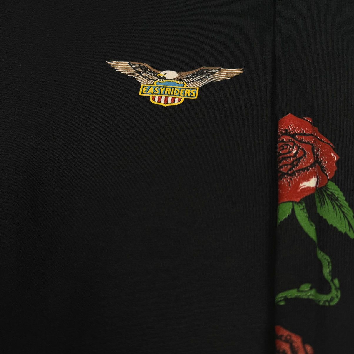 Harley Davidson Vintage 1992 Easyriders Rare Roses Licensed LS Shirt Size US XL / EU 56 / 4 - 5 Thumbnail