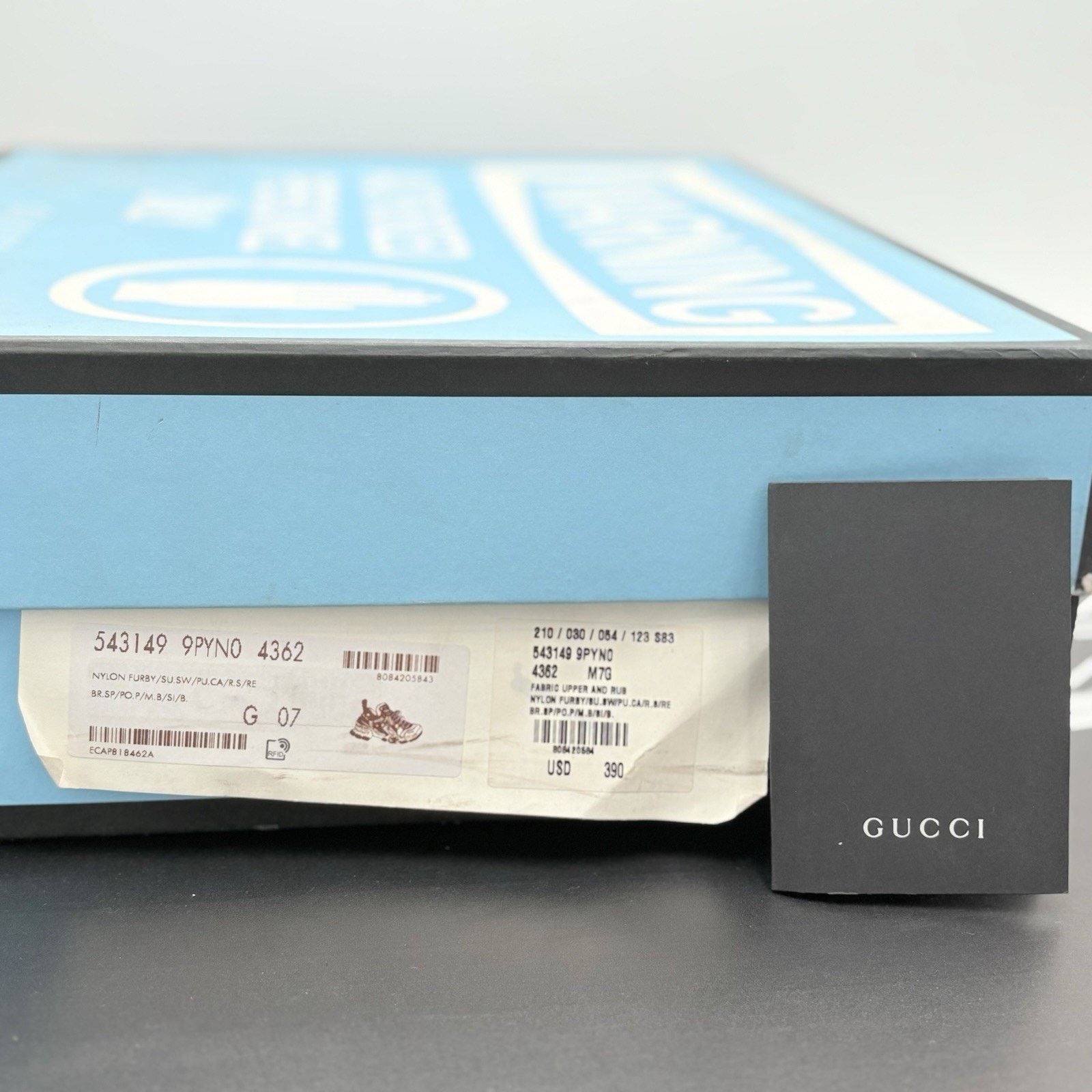 Gucci Gucci Flashtrek ' Blue Gum ' | GREAT CONDITION! Size US 7.5 / EU 40-41 - 16 Thumbnail