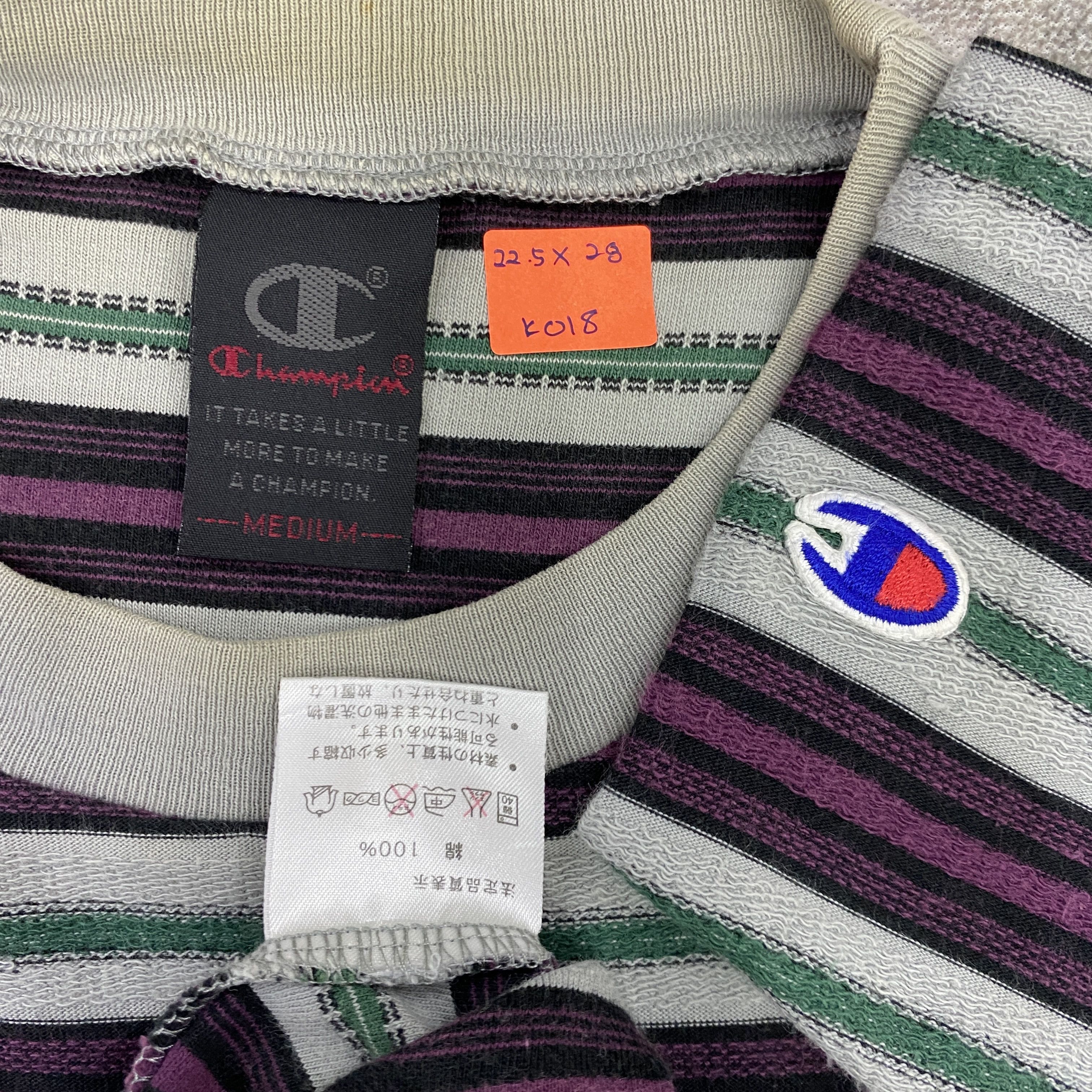 Champion Vintage Champion Stripe Large Shirt - K018 Size US L / EU 52-54 / 3 - 4 Thumbnail