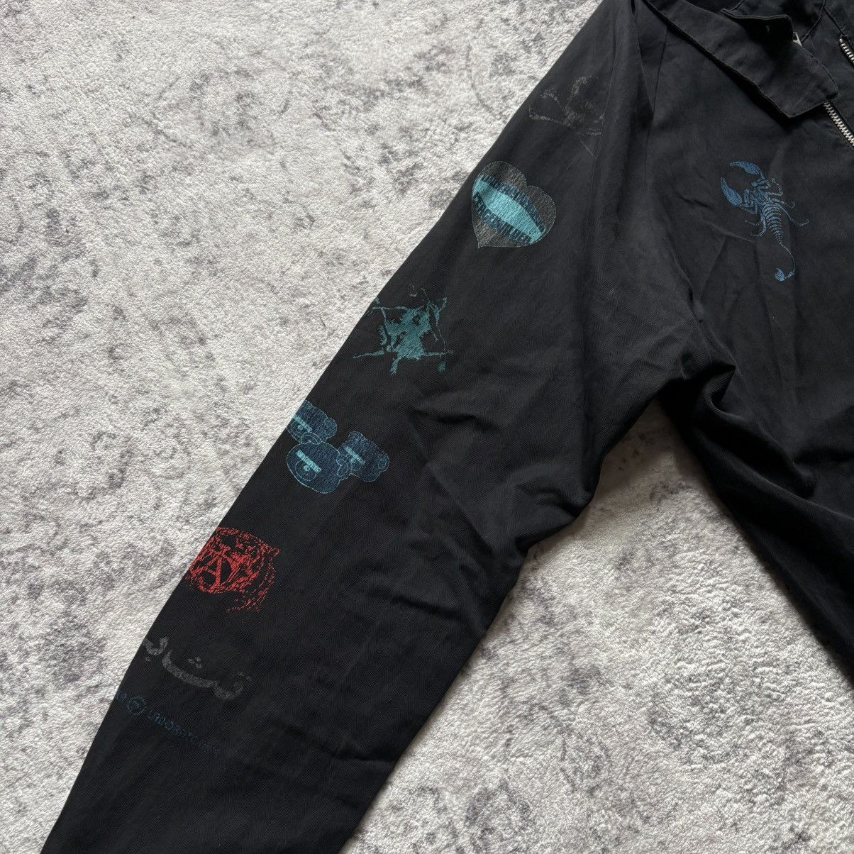 Undercover Undercover AW03 Arabic Skull Graphic Jacket Black | Size M Size US M / EU 48-50 / 2 - 10 Thumbnail