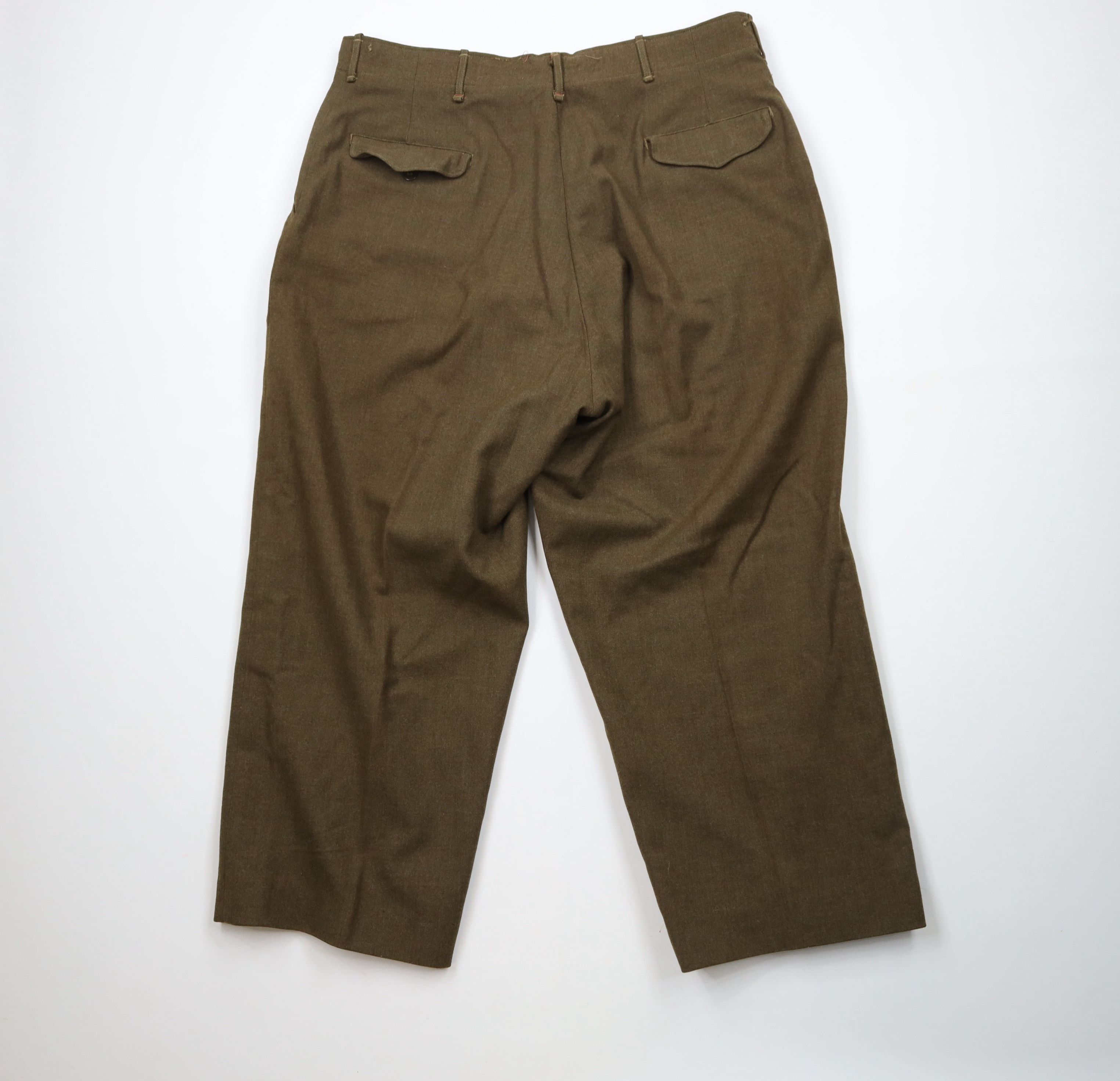 Vintage Vintage 50s Military Korean War Wool Field Trousers Pants Size US 40 / EU 56 - 10 Thumbnail