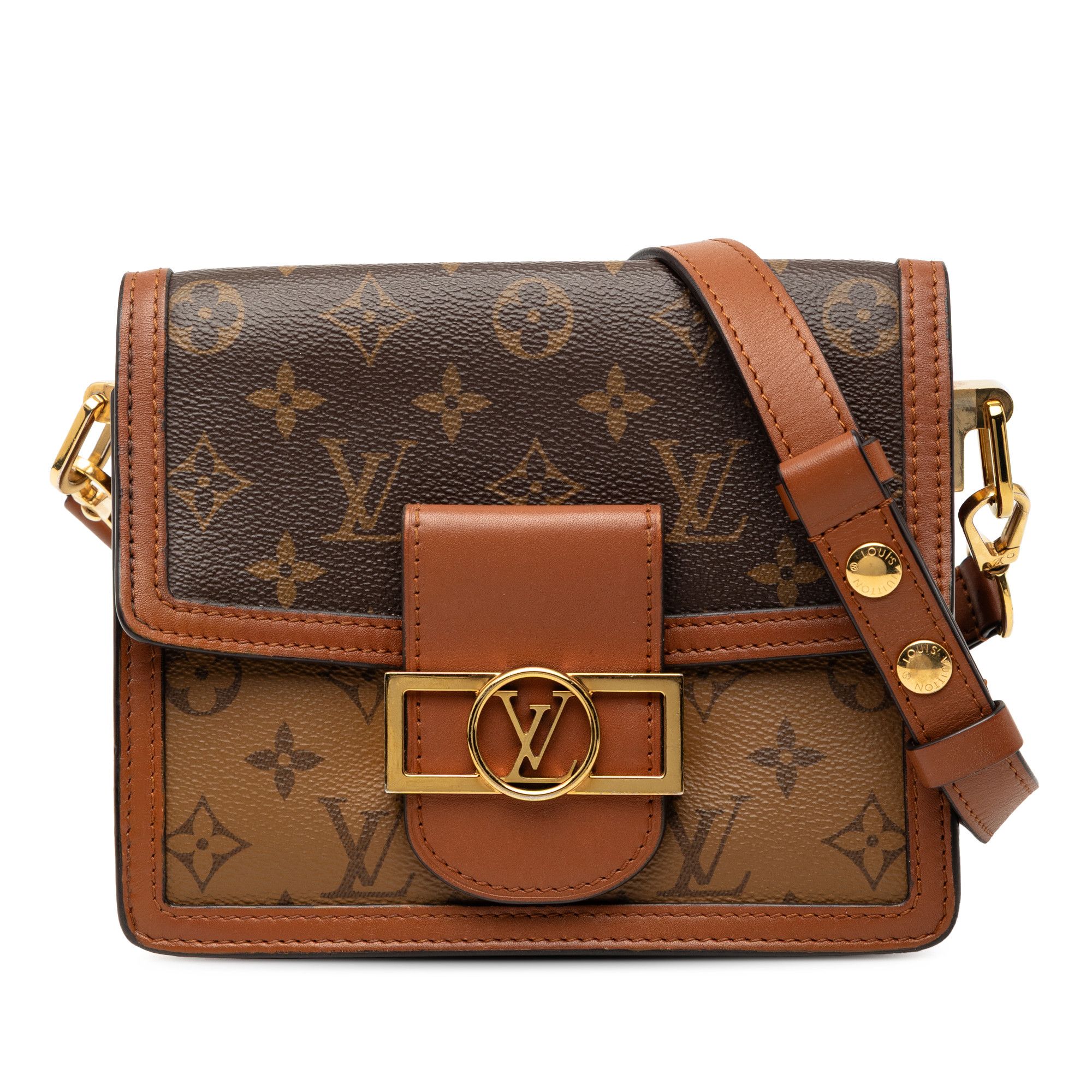Louis Vuitton Louis Vuitton Monogram Reverse Mini Dauphine Size ONE SIZE - 1 Thumbnail